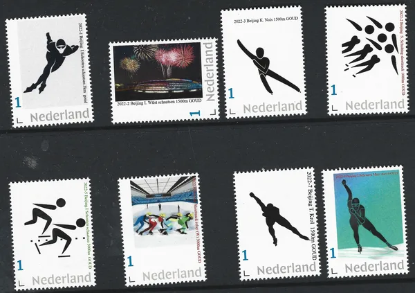 Netherlands 2022 Beijing complete set MNH