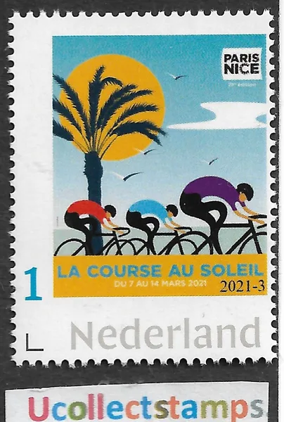 Nederland 2021-3 Wielrennen cycling Paris-Nice Frankrijk postfris-mnh