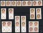 alle combinaties uit postzegelboekje 34