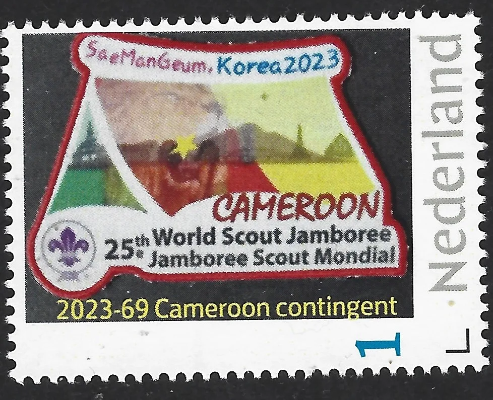 Pays-Bas 2023-69 Jamboree du Scoutisme SeaManGeum contingent Cameroun neuf/timbres neufs
