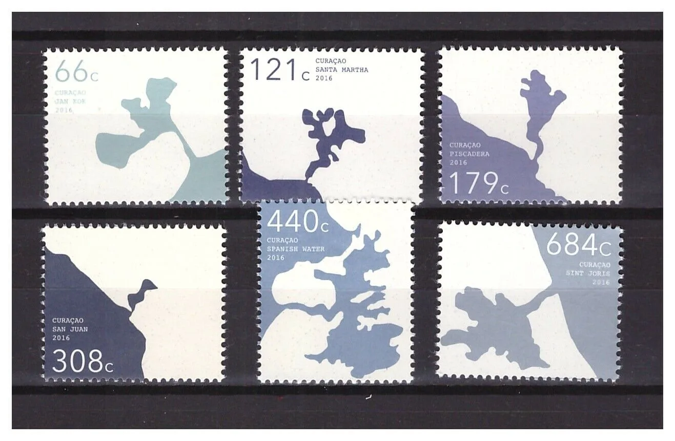 Curacao 2016 Baaien in Curacao 335-340 postfris/mnh