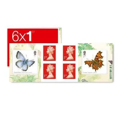 Gr.Britian 2013 Vlinders- butterflies - schmetterlingen zelfklevend pb postfris/mnh