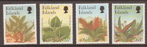 687-690 Falkland 1997 Ferns MNH