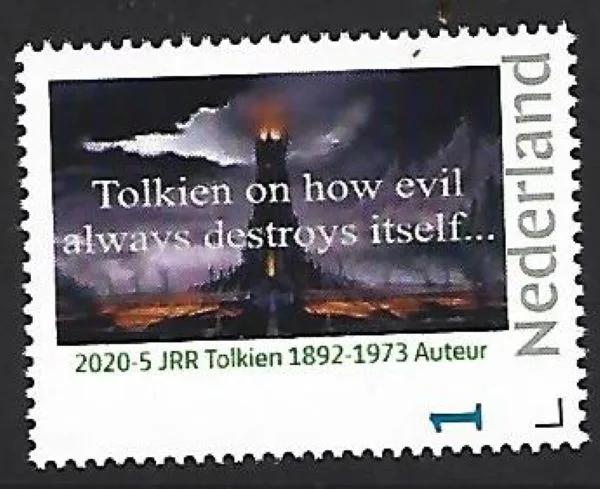 Nederland 2020-5 Tolkien: How Evil distroys itself postfris/mnh