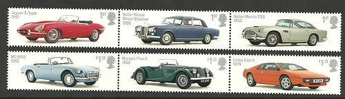Great Britain 2013 Autolegends raceauto's cars postfris/mnh