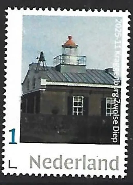 Netherlands 2025-11 Lighthouse: Kraggenburg Zwolse diep Ned. unmounted MNH