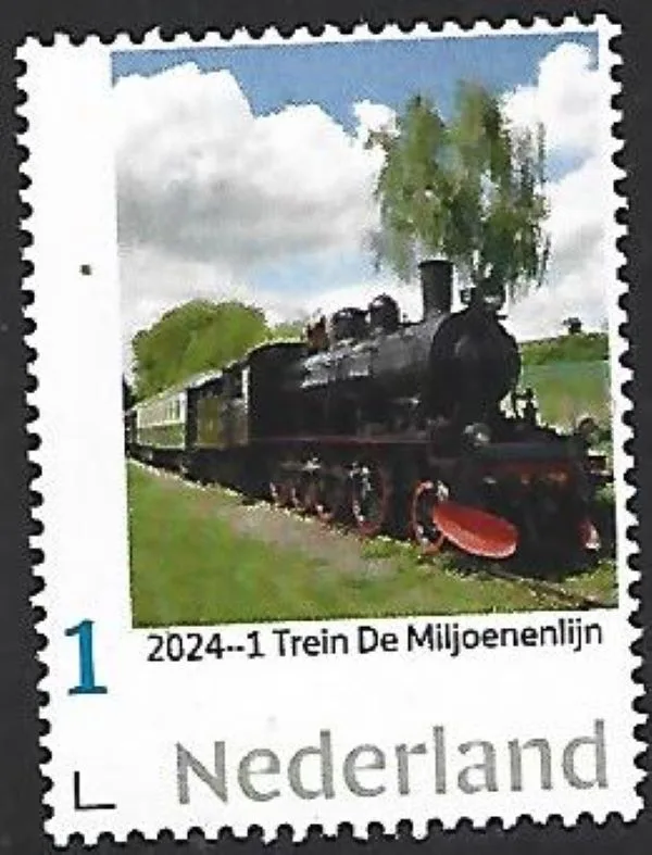 Pays-Bas 2024-1 Train : la Ligne des Millions neuf/nm