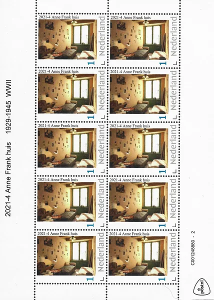 Nederland 2021-4 Anne Frank huis 1929-1945 WWII vel=-sheetlet postfris/mnh