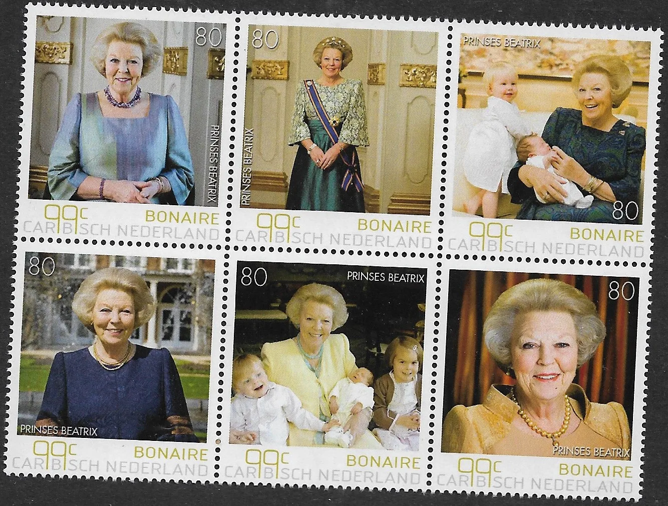 Caribbean Netherlands Bonaire 2019 Queen Beatrix series MNH