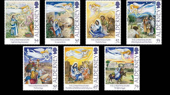 Alderney 2012 Christmas MNH