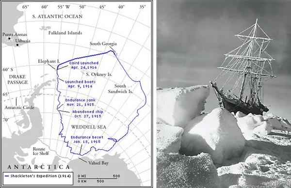 Netherlands Ucollect Antarctica no 5 Shackleton's expedition MNH