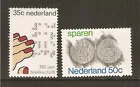 Niederlande 1077-1078 150 Jahre Brailleschrift/Sparen 1975 postfrisch/mnh