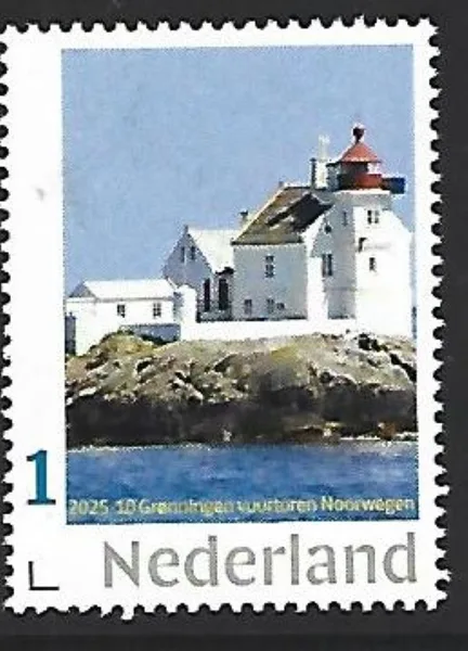 Nederland 2025-10 Vuurtoren Lighthouse: Grønningen Norway postfris/mnh