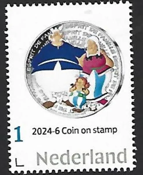 Nederland 2024-6 Munt coin: Asterix Esprit de famille postfris/mnh