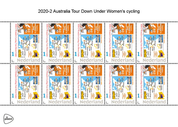 Cycling bikes Tour Down Under Women 2020-2 vel-sheetlet MNH