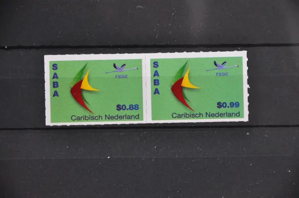 Caribbean Netherlands 40+43 Saba 2w MNH