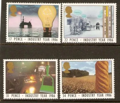 Großbritannien 1986 Industrie postfris/mnh
