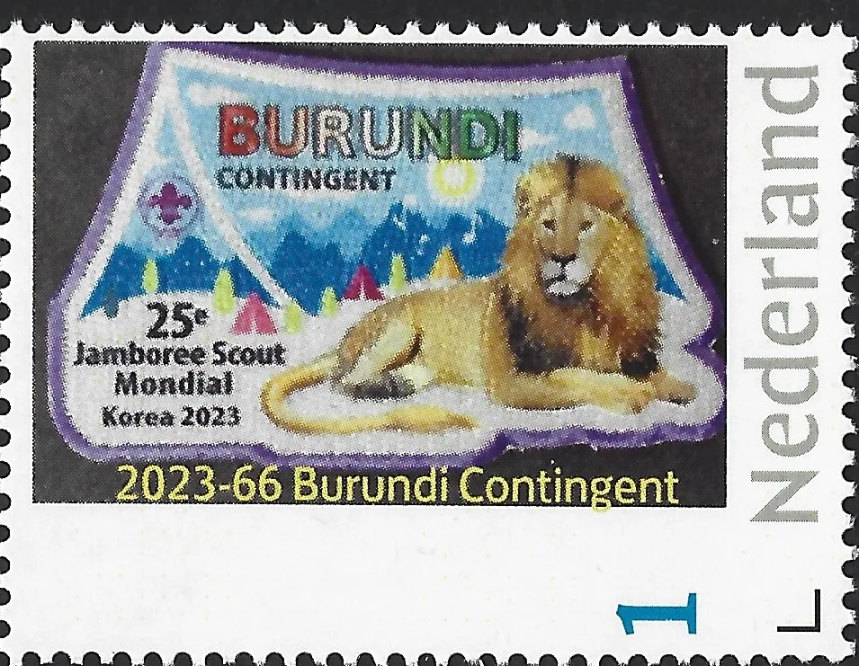 Pays-Bas 2023-66 Jamboree du Scoutisme SeaManGeum contingent du Burundi neuf/mnh