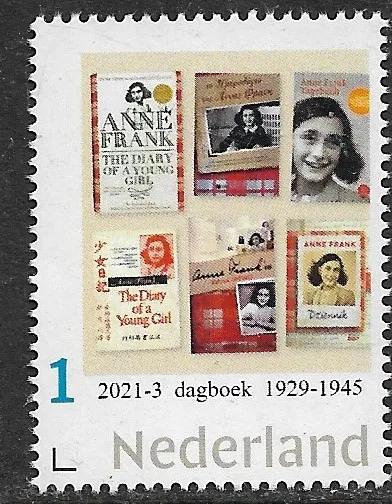 Nederland 2021-3 Anne Frank 1929-1945 WWII postfris/mnh