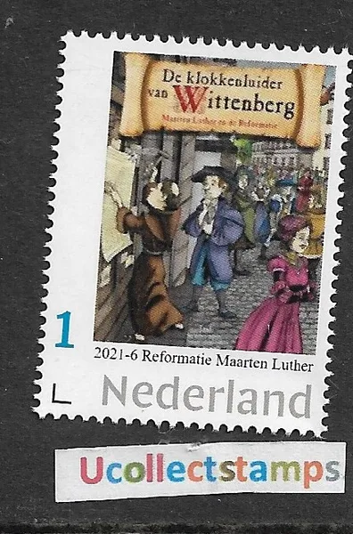 Netherlands 2021-6 Luther - Bell-ringer of Wittenberg MNH