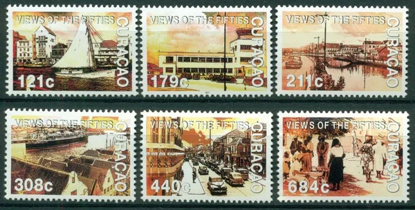 Curacao 2017 50-er jaren the fifthies 358-363 postfris/mnh