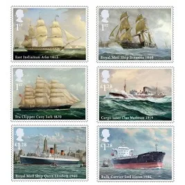 Gr. Britain 2013 Zeevaart schip ship schiffe postfris/mnh