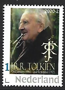 Netherlands 2020-2 JRR Tolkien 1892-1973 MNH