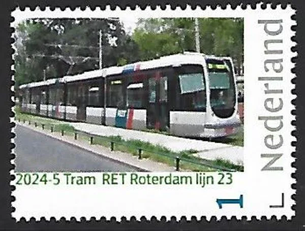 Niederlande 2024-5 Straßenbahn: RET Rotterdam Linie 23 postfrisch/mnh