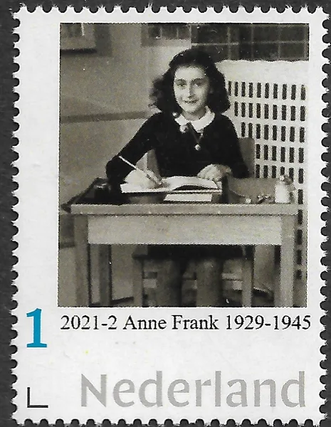 Nederland 2021-2 Anne Frank 1929-1945 WWII postfris/mnh
