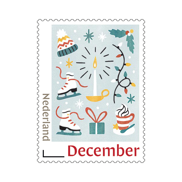 Netherlands 3697 December stamp 2018 MNH