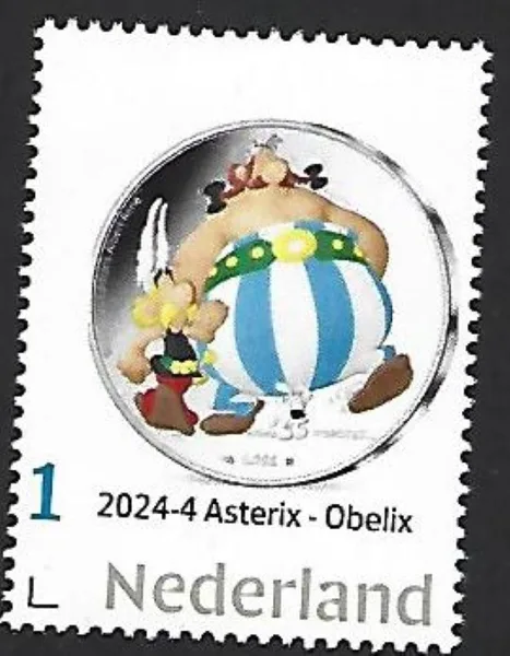 Nederland 2024-4 Munt Coin: Asterix and Obelix French coin