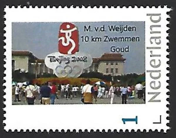 Pays-Bas 2008-3 Jeux olympiques Pékin Natation van der Weyden 10km neuf/nm