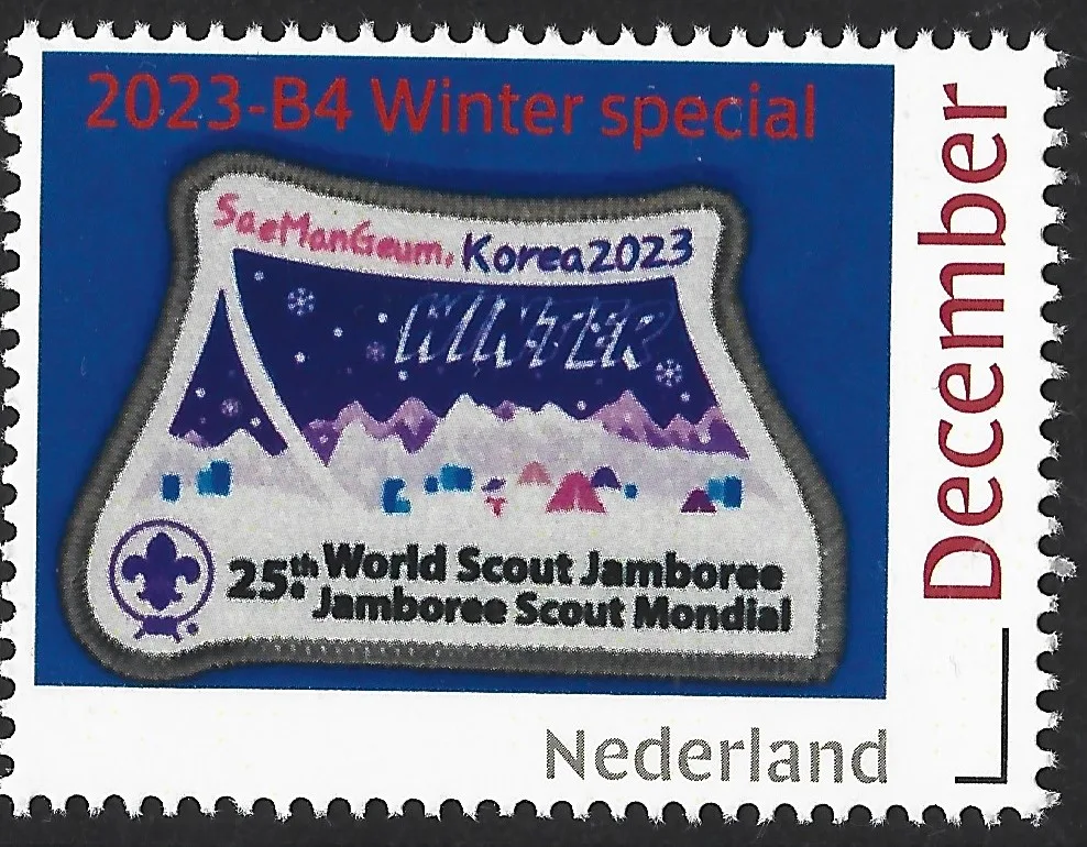 Niederlande 2023-B4 Scouting Jamboree SeaManGeum WINTER SPECIAL postfrisch/mnh