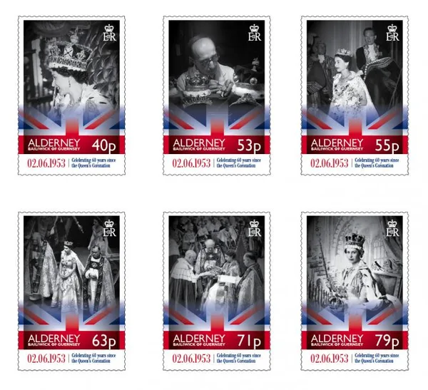 Alderney 2013 60jr Kroning Queen Elisabeth - Coronation postfris/mnh