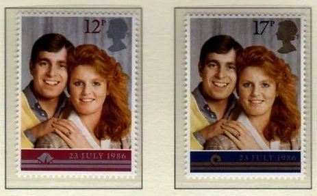 Großbritannien 1986 Königliche Hochzeit postfrisch/ungebraucht