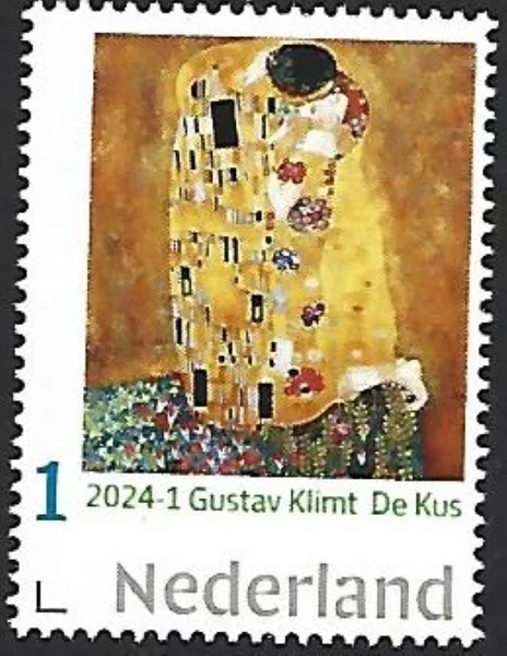Netherlands 2024-1 Gustav Klimt: the kiss MNH