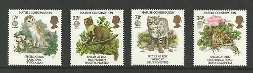 Großbritannien 1986 Natur Ver. Europa - Naturschutz Europa postfrisch/mnh