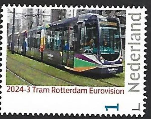 Netherlands 2024-3 Tram: Rotterdam Eurovision MNH