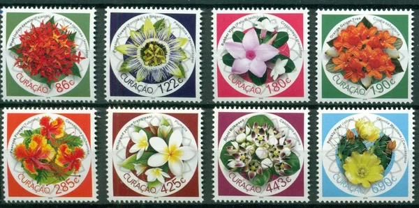 Curacao 2018 Bloemen flowers 384-391 postfris/mnh