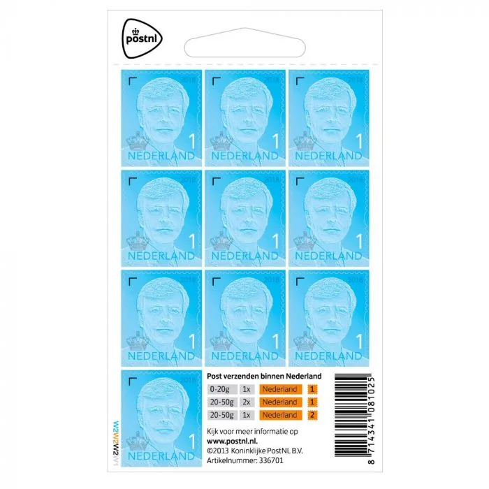 Nederland V3708 Koning Willem-Alexander 2018 vel-sheetlet postfris-mnh