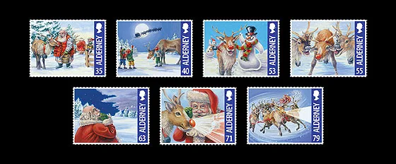 Alderney 2013 Kerstmis christmas weihnachten postfris/mnh