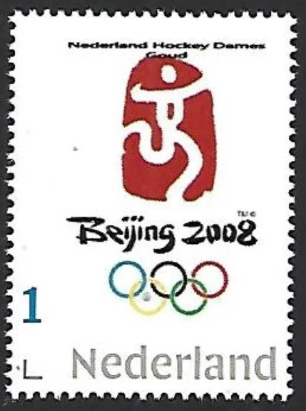 Nederland 2008-1 Olympics Hokcey dames - women postfris/mnh