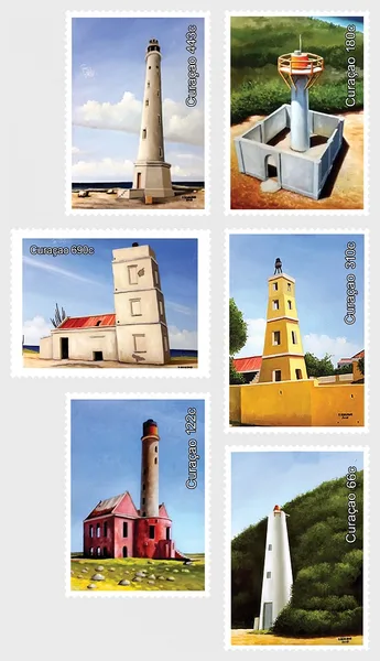 Curacao 2018 Lighthouses 392-397 MNH