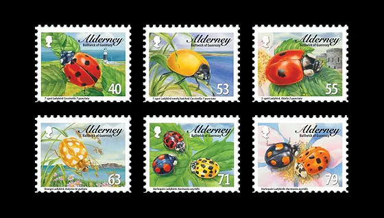 Alderney 2014 Ladybirds MNH
