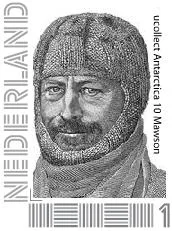 NEDERLAND Ucollect Antarctica nr 10 Douglas Mawson vel/sheetlet postfris/mnh