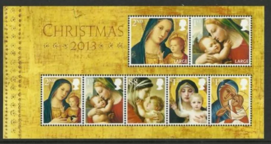 Gr. Britain 2013 Weihnachten Block m/s postfrisch/mnh