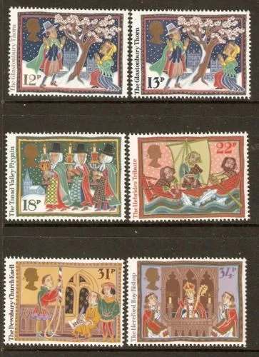 Gr.Britain 1986 Kerstmis -Christmas - Weihnachten 6w postfris/mnh