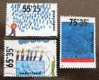 1415-1417 Kinderzegels, kind en water 1988 gestempeld