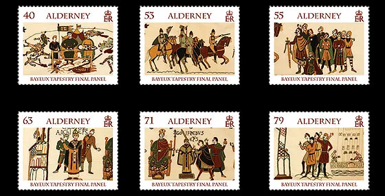 Alderney 2014 Bayeux tapestry postfris/mnh