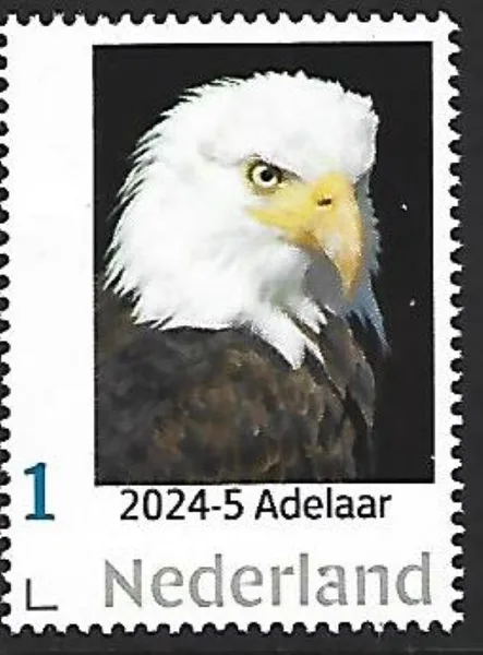 Netherlands 2024-5 Bird: Bald Eagle MNH